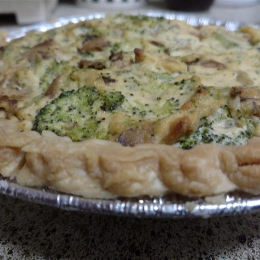 Tofu Quiche with Broccoli breakfast recipe