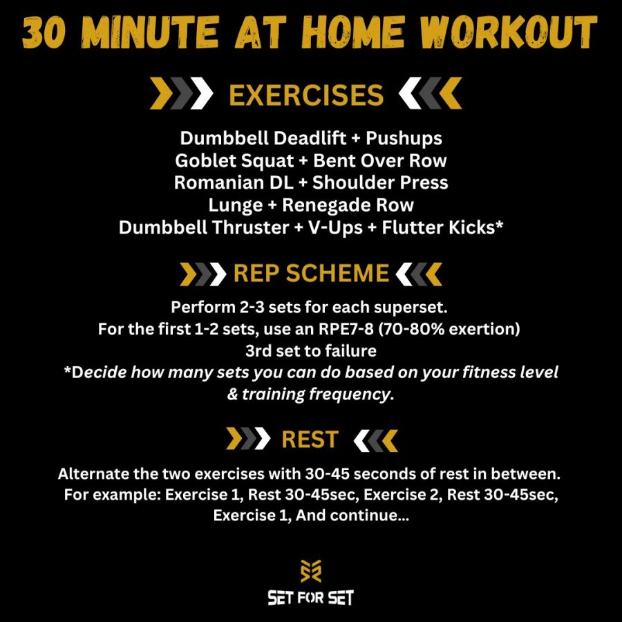 30 Minute Workout Routine At Home: Save Time & Get Results