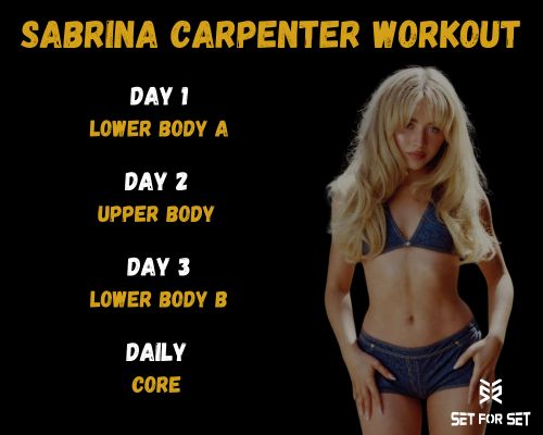 Sabrina Carpenter Workout Routine