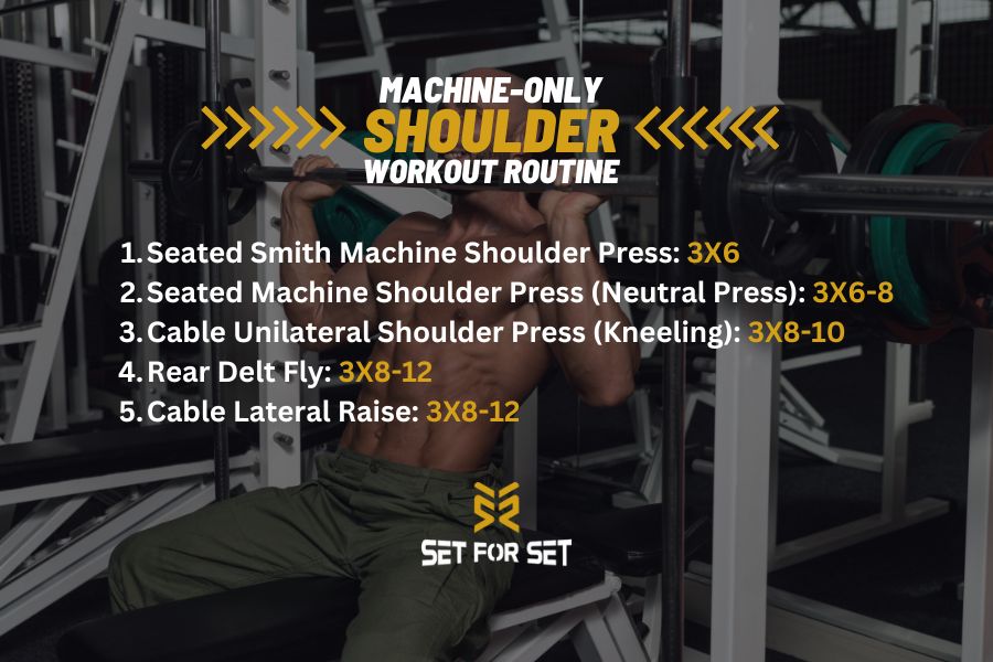 Machine-only Shoulder Workout Routine: Maximize Muscle Growth