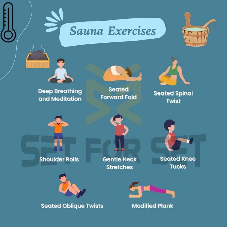 Sauna Exercises: 8 Safe Movements for a Heated Workout